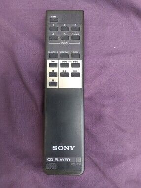 Sony Remote Control - Black with Silver Panel